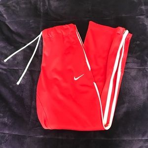 RED NIKE JOGGERS